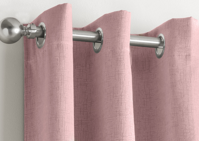 Vogue Eyelet, Blush - Ready Made Curtains - Image 9